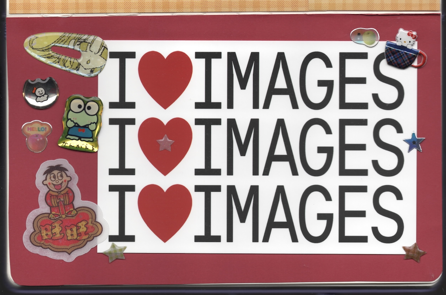 "I <3 Images" Postcard