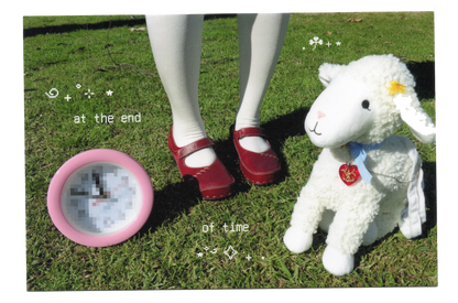 "At the end of time" Postcard