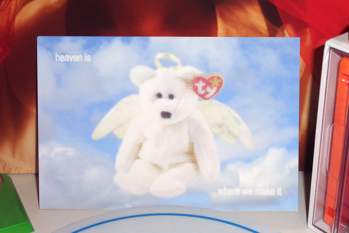 "Heaven is where we make it" Postcard