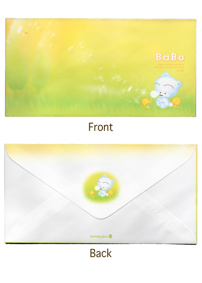 Morning Glory Envelope Set (5)