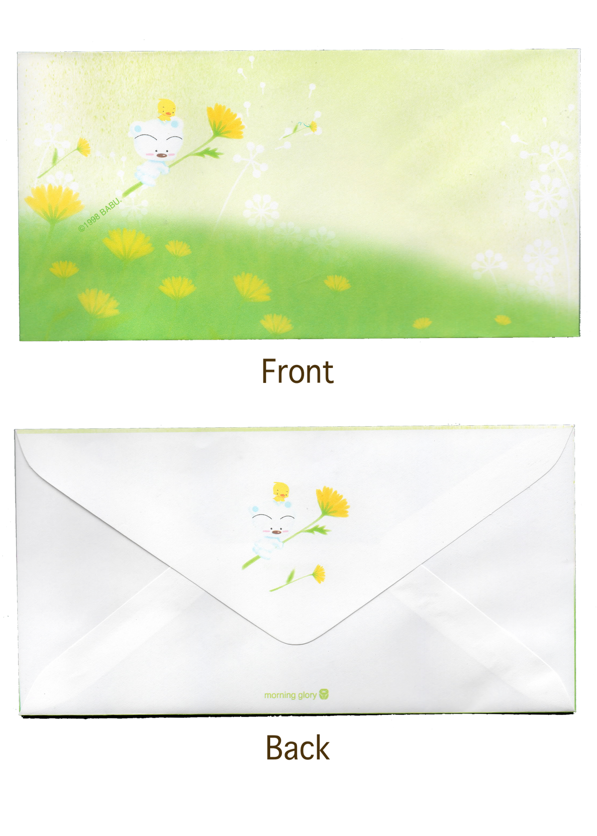 Morning Glory Envelope Set (5)