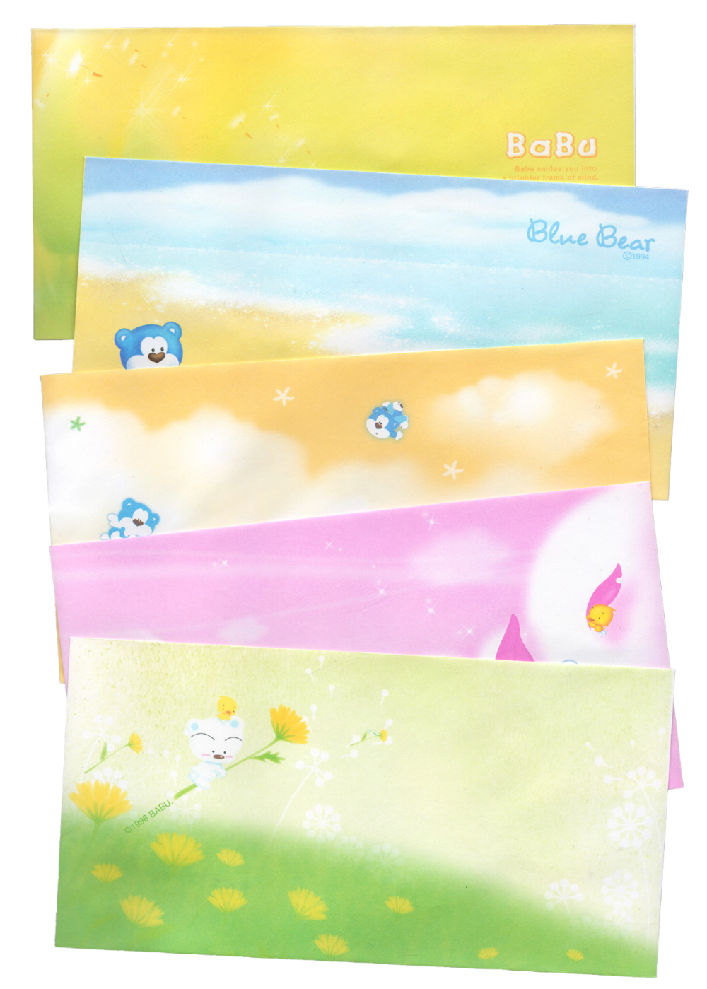 Morning Glory Envelope Set (5)