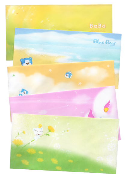 Morning Glory Envelope Set (5)