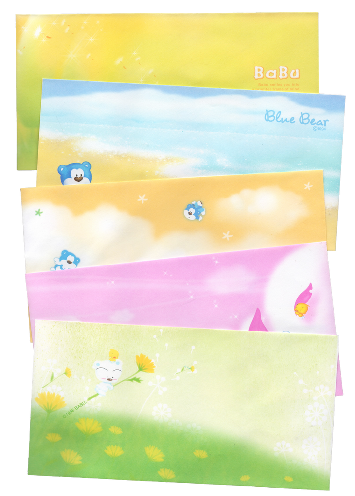 Morning Glory Envelope Set (5)