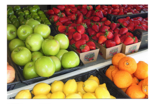 Fruit Mart Postcard