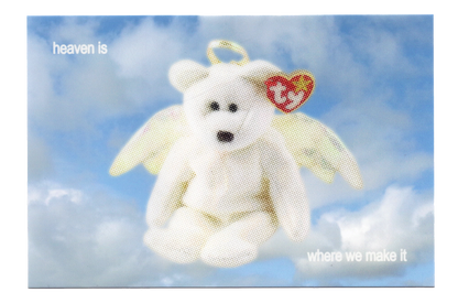 "Heaven is where we make it" Postcard