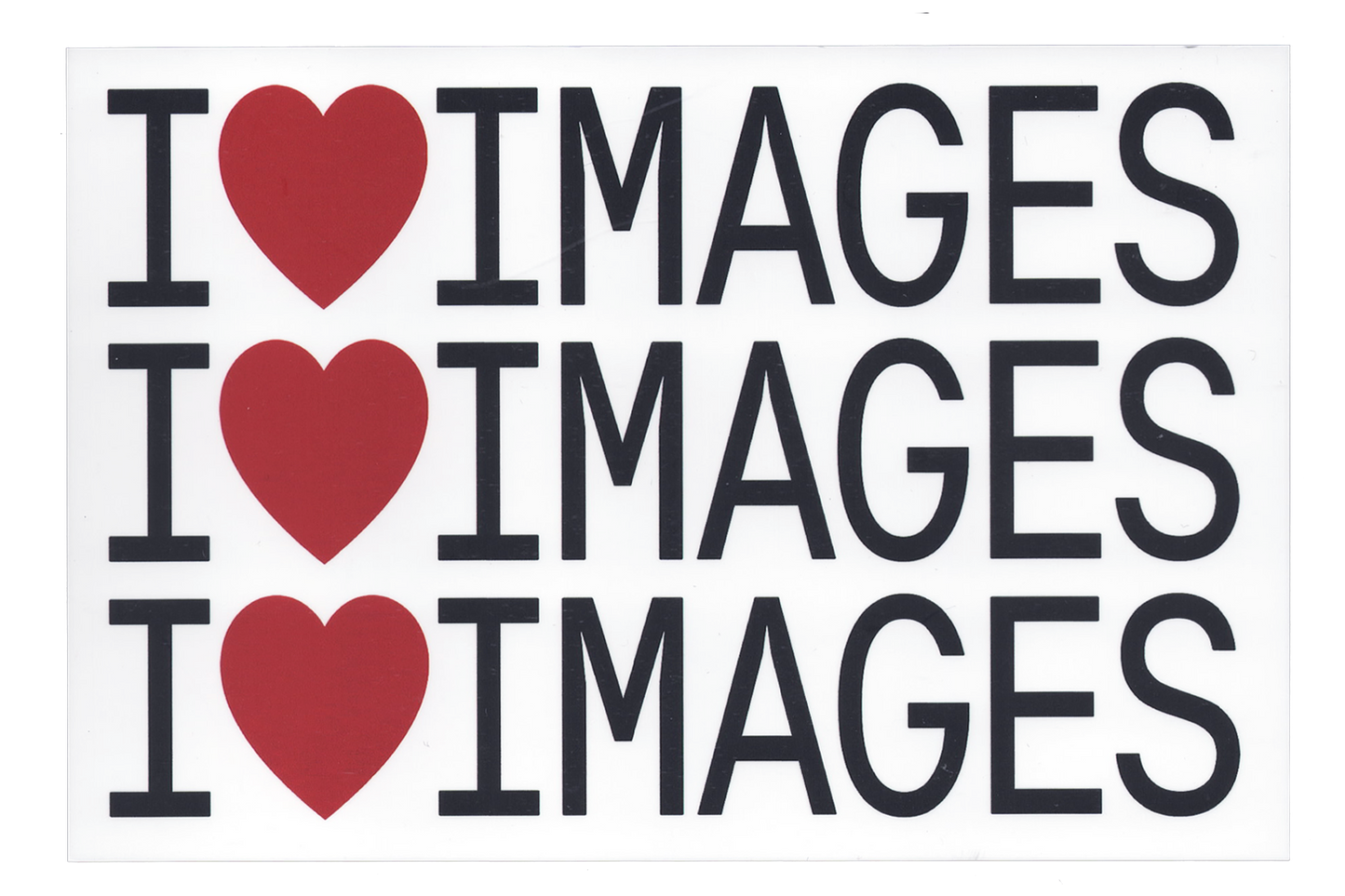 "I <3 Images" Postcard