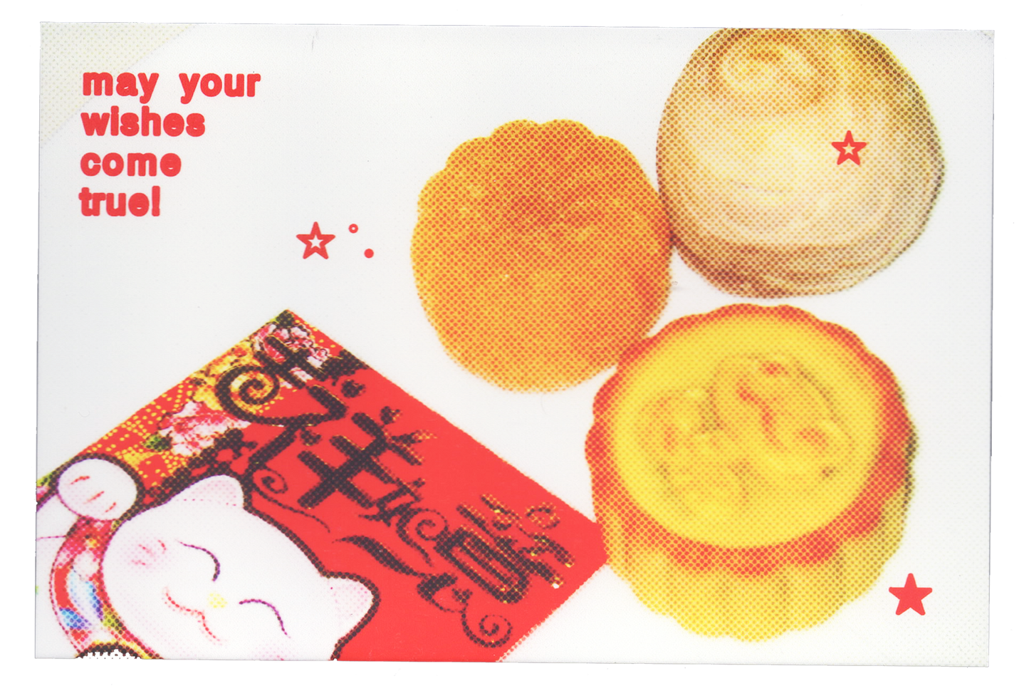 "May your wishes come true" Postcard