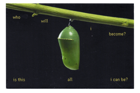 "Who will I Become?" Postcard